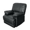 Black Bonded Leather Recliner - Lea-4