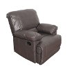 Brown Bonded Leather Recliner - Lea