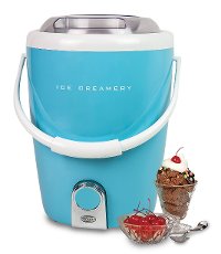 Blue 4-Quart Ice Cream Maker