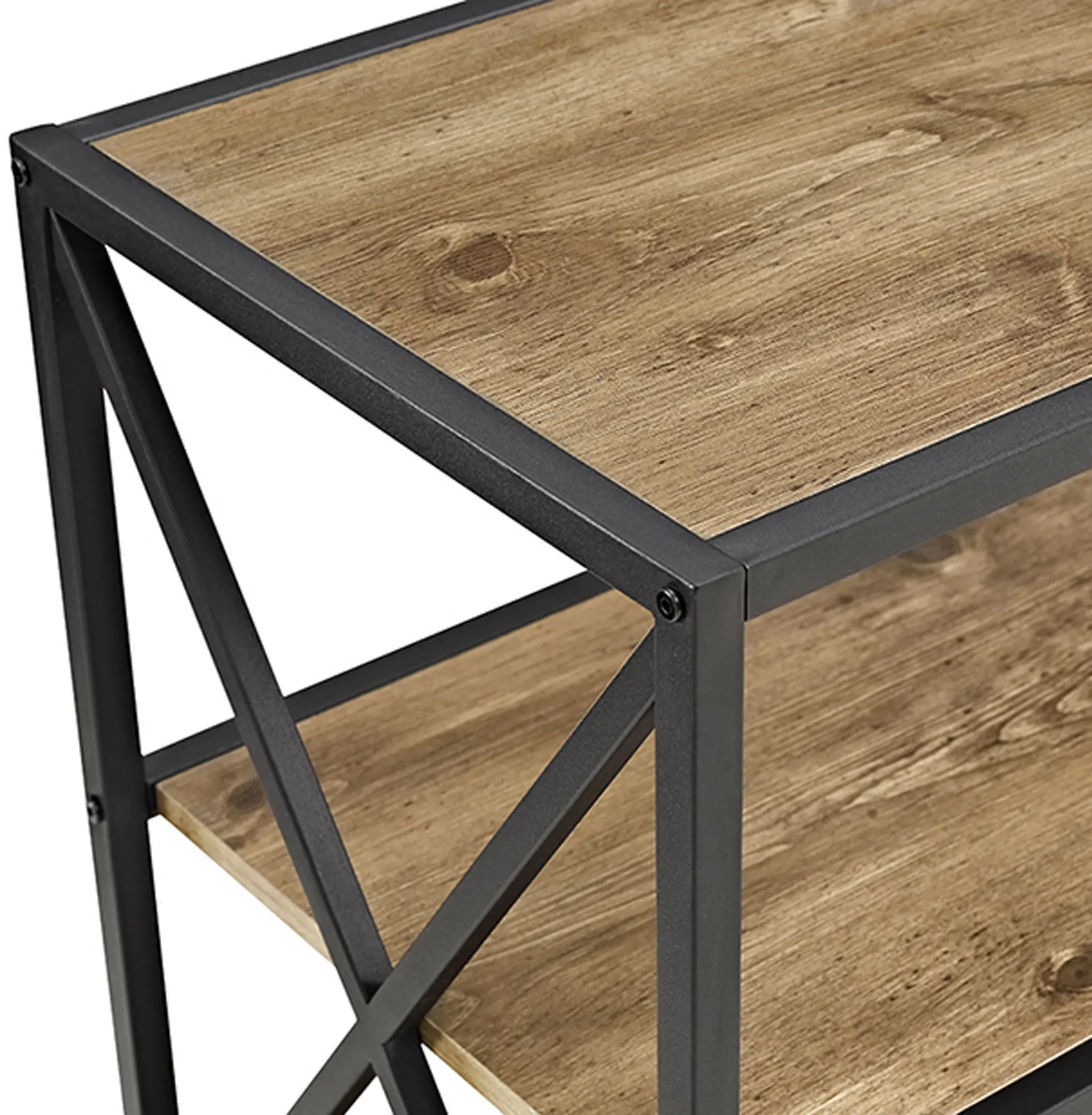 BS60XMWBW Metal & Barnwood 50 Bookshelf-3