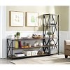 Metal & Barnwood Bookshelf (50 Inch)-2