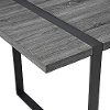 Charcoal Urban Blend Wood Dining Table (60 Inch ) -2
