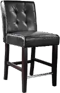 Antonio Black Counter Height Stool