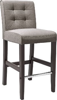 Gray Tweed Bar Stool - Antonio