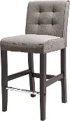 Gray Tweed Bar Stool - Antonio-4