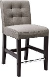 Gray Tweed Counter Height Stool - Antonio