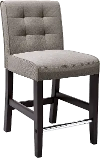 Gray Tweed Counter Height Stool - Antonio
