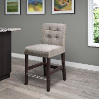 Gray Tweed Counter Height Stool - Antonio-2