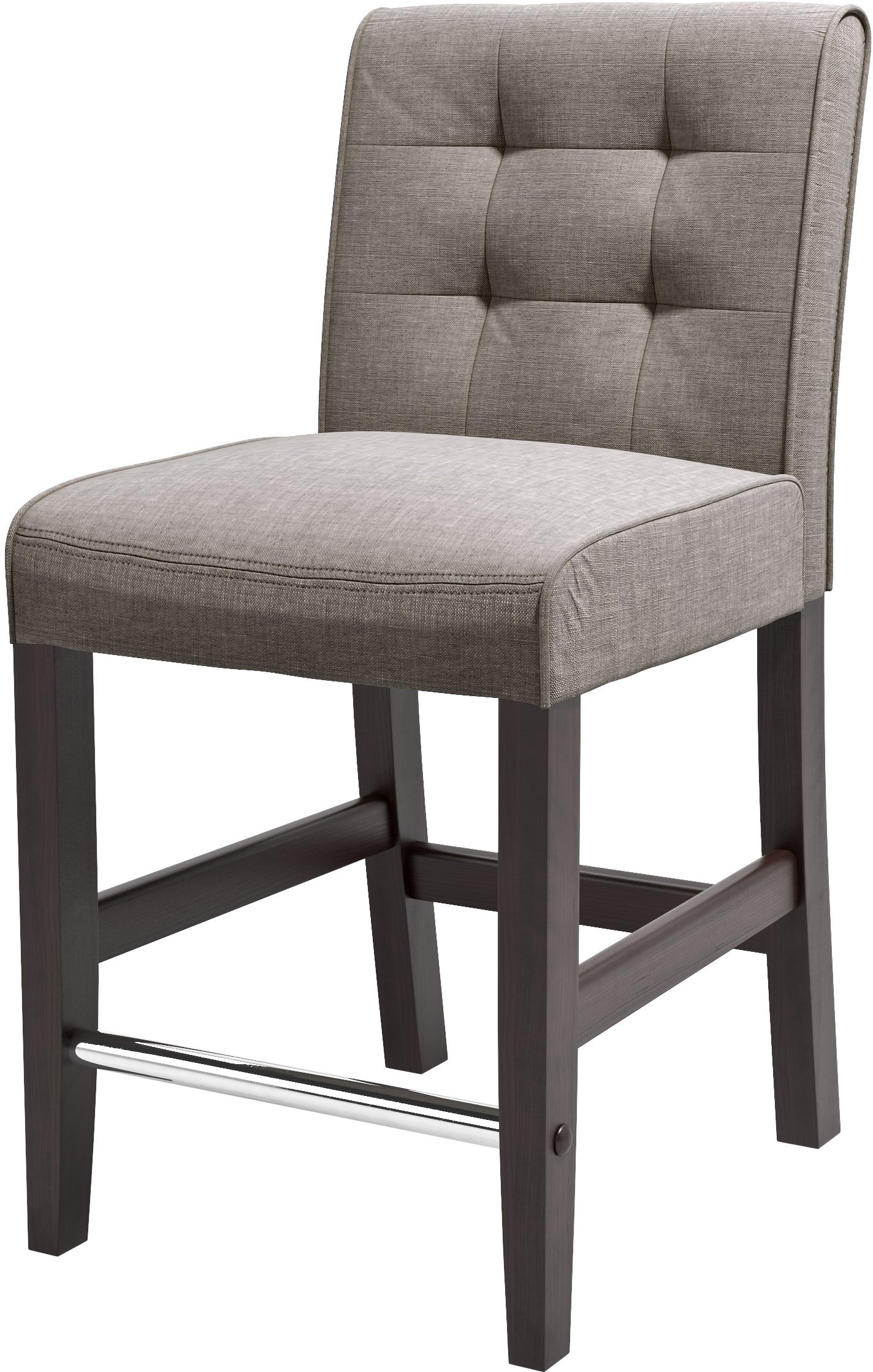 Gray Tweed Counter Height Stool - Antonio-4