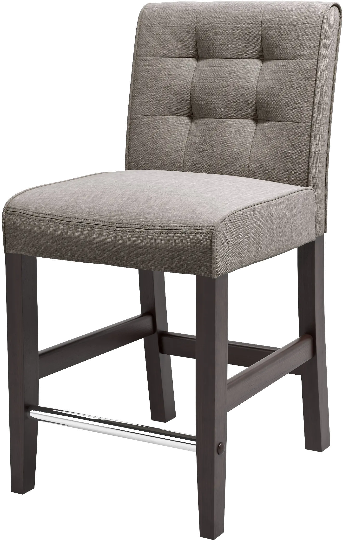 Gray Tweed Counter Height Stool - Antonio-4