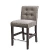 Gray Tweed Counter Height Stool - Antonio-4