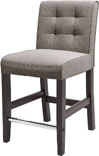 Gray Tweed Counter Height Stool - Antonio-4