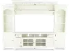 Country White 72 Inch Entertainment Center
