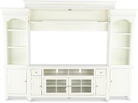 Modern Country Entertainment Wall with 72 Inch TV Stand - Tidewater