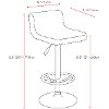 Low-Back Adjustable Bar Stool (Set of 2)-4