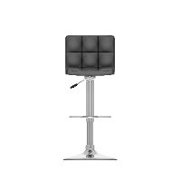 Black High-Back Adjustable Bar Stool (Set of 2)-2