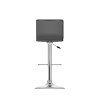 Black High-Back Adjustable Bar Stool (Set of 2)-5