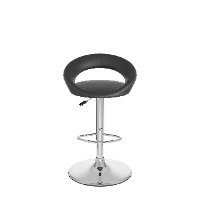 Round Open Back Adjustable Bar Stool Set of 2-5
