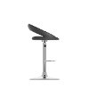 Round Open Back Adjustable Bar Stool Set of 2-6