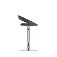 Round Open Back Adjustable Bar Stool Set of 2-6