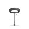 Round Open Back Adjustable Bar Stool Set of 2-7
