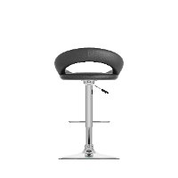 Round Open Back Adjustable Bar Stool Set of 2-7