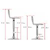 Tall Curved-Back Adjustable Bar Stool (Set of 2)-4
