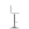White Bonded Leather Adjustable Bar Stool (Set of 2)-8