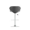 Black Form-Fitting Adjustable Bar Stool (Set of 2)-4