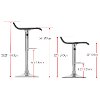Black Curved Adjustable Bar Stool (Set of 2)-3