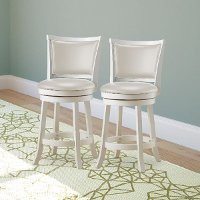 White Wash Counter Height Stool (Set of 2) - Woodgrove