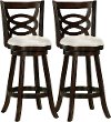 Cappuccino/ White Bar Stool (Set of 2) - Woodgrove