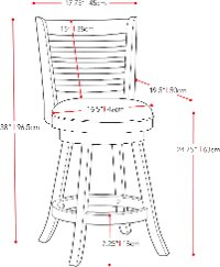 Cappuccino/ Black Bonded Leather Counter Height Stool Pair - Woodgrove-4