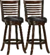 Woodgrove Cappuccino and Black Bar Stool, Set of 2