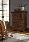 Clearance Tobacco Brown Classic Chest of Drawers - Forrester