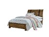 Clearance Rustic Casual Pine 6 Piece Full Bedroom Set - Nelson