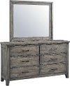 Clearance Rustic Casual Gray Dresser - Nelson