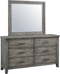 Rustic Casual Gray Dresser - Nelson