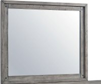 Rustic Casual Gray Mirror - Nelson