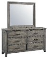 Rustic Casual Gray Mirror - Nelson-2