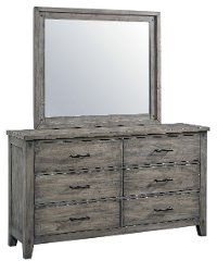 Rustic Casual Gray Mirror - Nelson-2