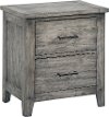 Rustic Casual Gray Nightstand - Nelson