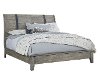Rustic Casual Gray Queen Sleigh Bed - Nelson-2