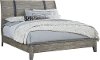 Rustic Gray King Sleigh Bed - Nelson-2