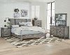 Rustic Gray King Sleigh Bed - Nelson-3