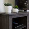 Black TV Stand and Fireplace (58 Inch)-3