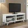 W58SCCWH White TV Stand (58 Inch)
