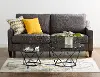 AF28CLRGGBL Glass Geometric Nesting Coffee Tables