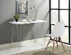 White Hairpin Leg Writing Desk (42 Inch)