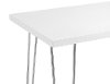White Hairpin Leg Writing Desk (42 Inch) -2